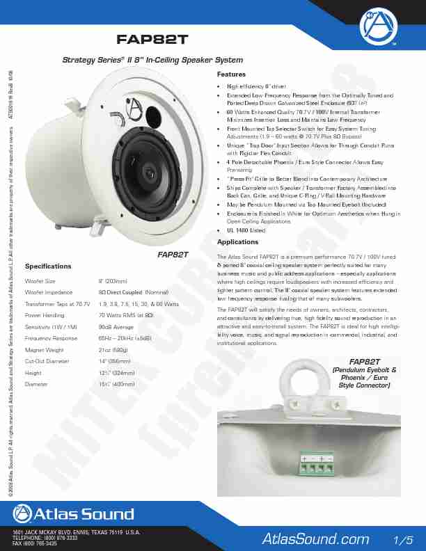 Atlas Sound Speaker FAP82T-page_pdf